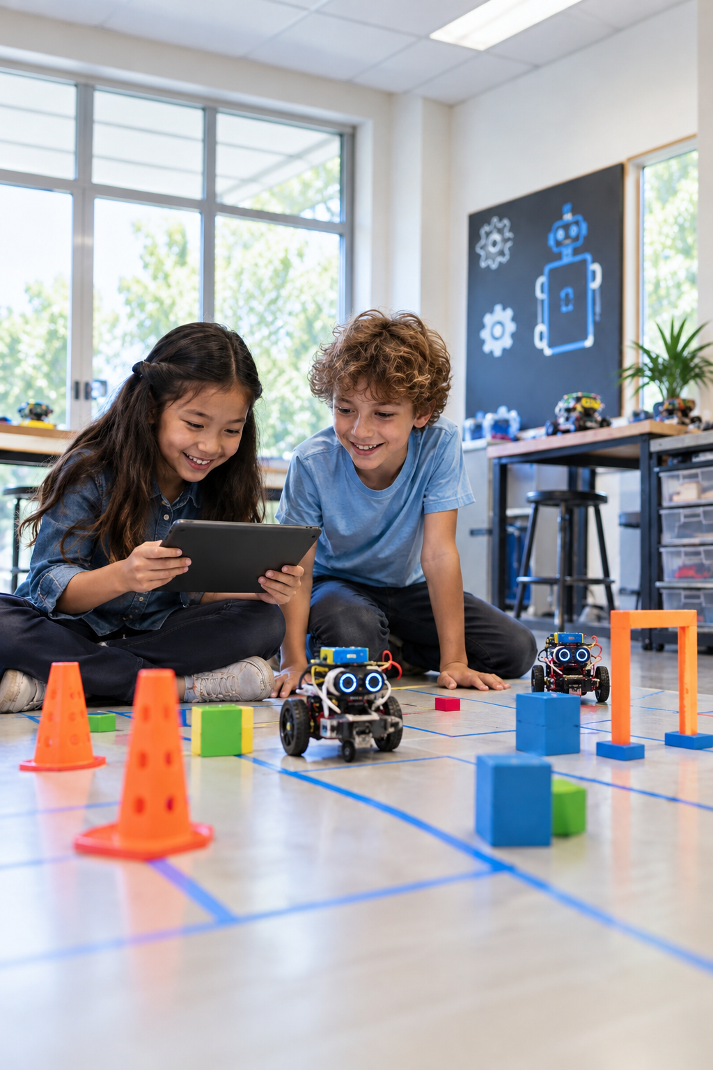 Robotics building and testing